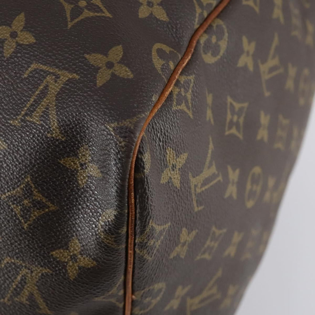 Louis Vuitton Keepall Bag Monogram Canvas Brown Canvas Travel Bag Bag (Pre-Owned)