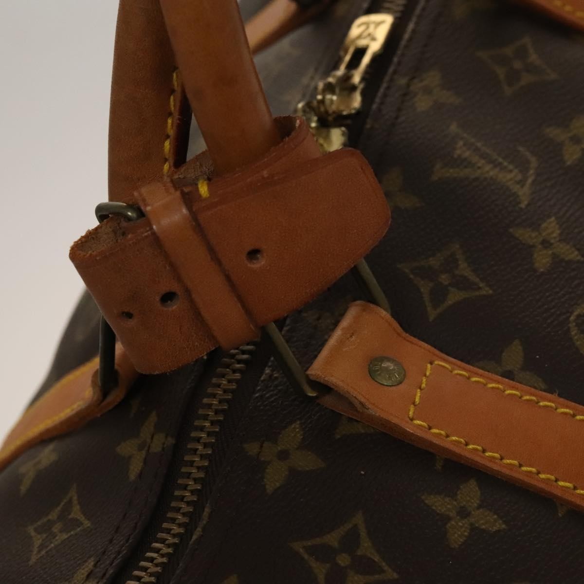Louis Vuitton Keepall Bag Monogram Canvas Brown Canvas Travel Bag Bag (Pre-Owned)