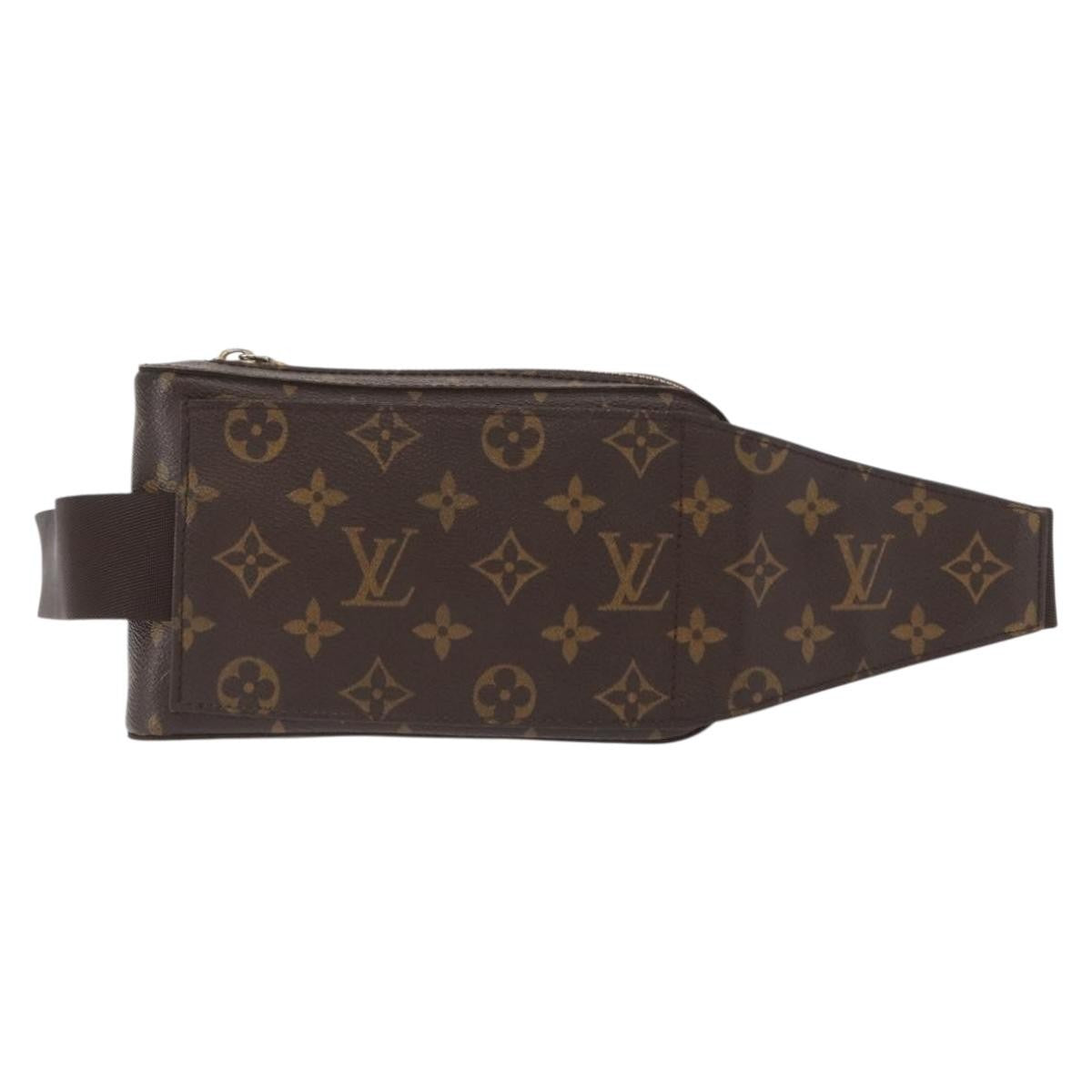 Louis Vuitton Geronimos Waist Bag Monogram Canvas Brown Canvas Shoulder Bag Bag (Pre-Owned)