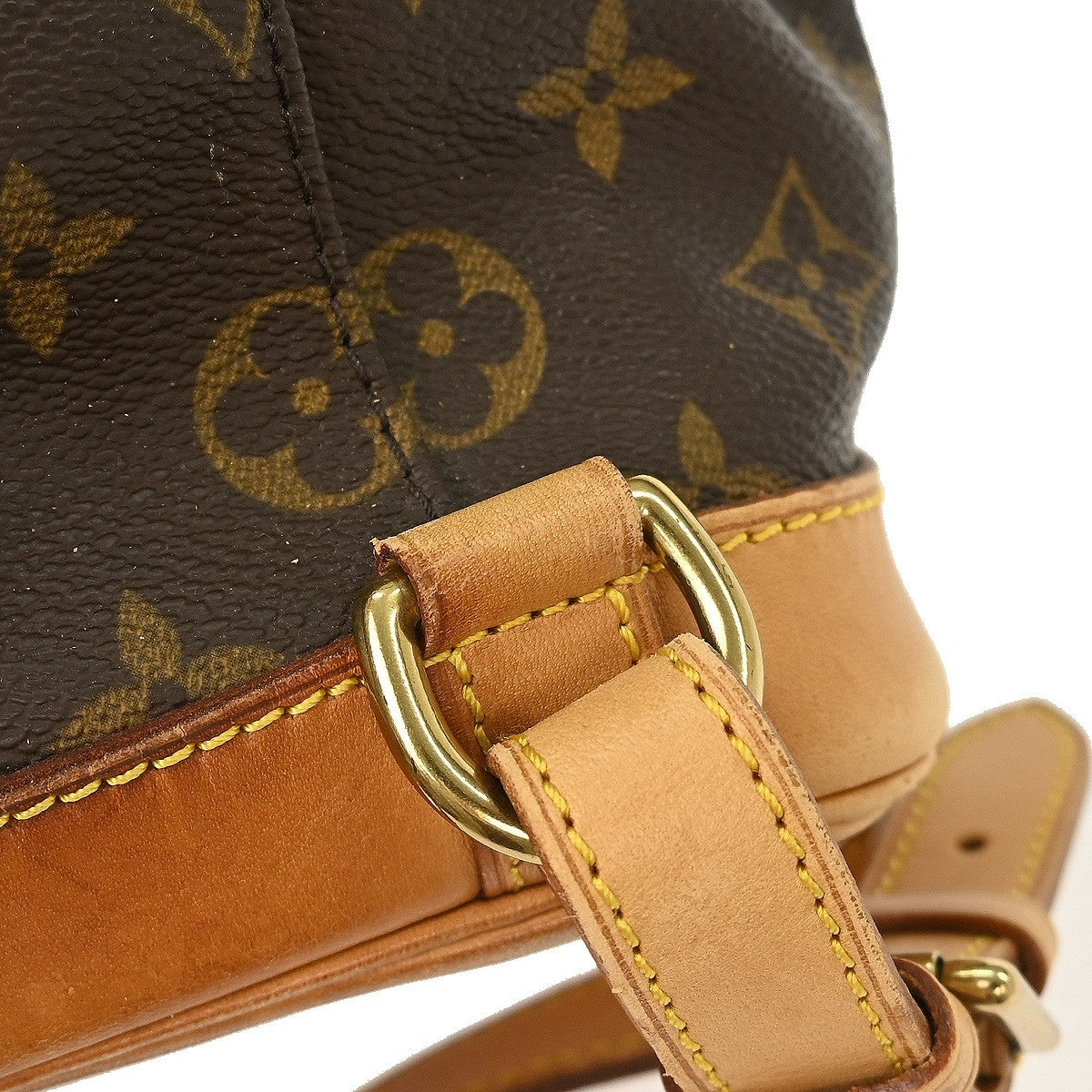 Louis Vuitton Vintage Montsouris Backpack Monogram Canvas Brown Canvas Backpack Bag (Pre-Owned)
