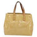 Louis Vuitton Reade Handbag Monogram Vernis Beige Patent_Leather Handbag (Pre-Owned)