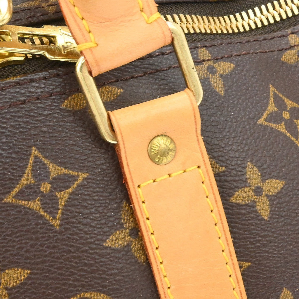 Louis Vuitton Keepall Bag Monogram Canvas Brown Canvas Travel Bag Bag (Pre-Owned)