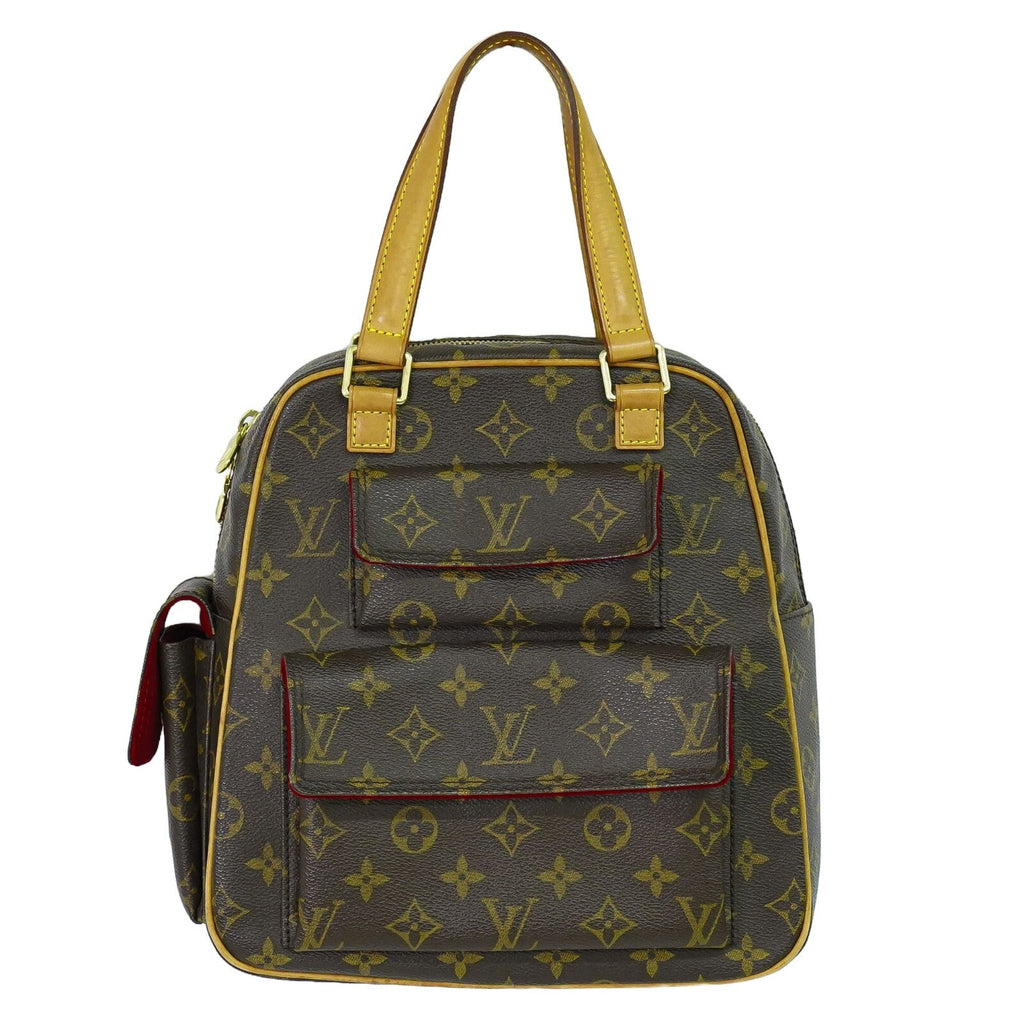 Louis Vuitton Excentri-Cite Handbag Monogram Canvas Brown Canvas Handbag (Pre-Owned)