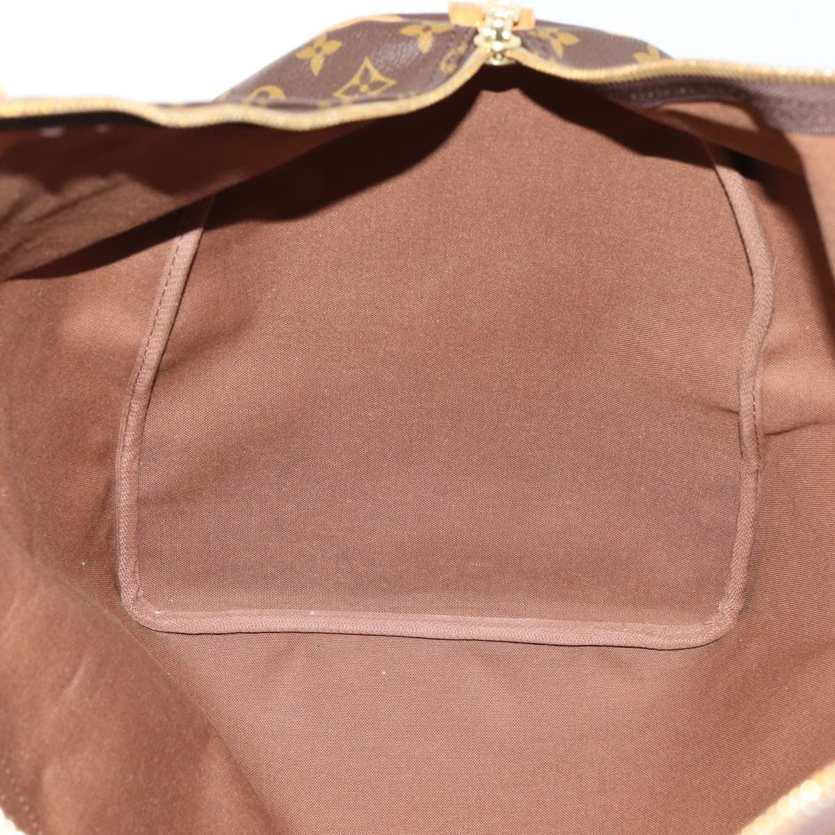 Louis Vuitton Keepall Bag Monogram Canvas Brown Canvas Travel Bag Bag (Pre-Owned)