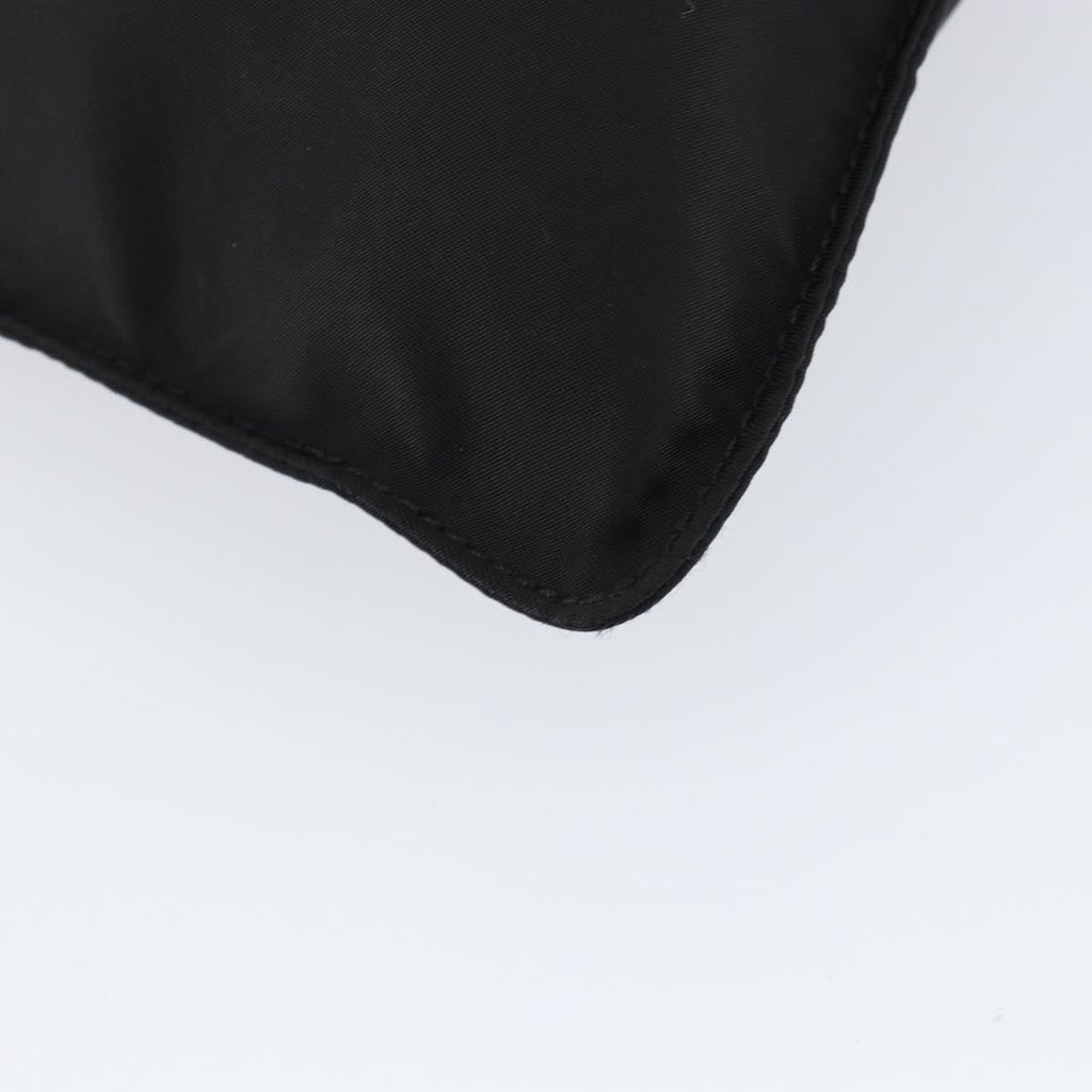 Prada Front Pocket Messenger Bag Tessuto Black Nylon Shoulder Bag Bag (Pre-Owned)