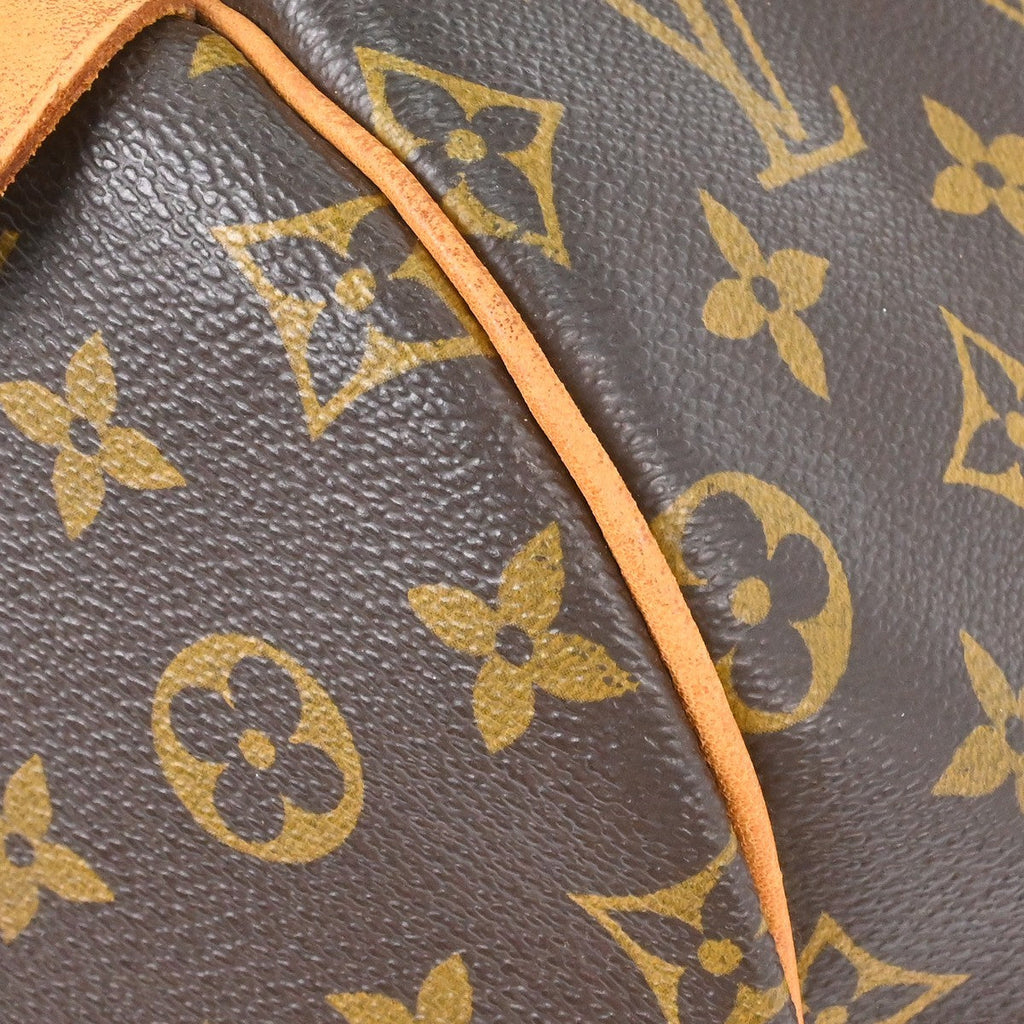 Louis Vuitton Keepall Bag Monogram Canvas Brown Canvas Travel Bag Bag (Pre-Owned)