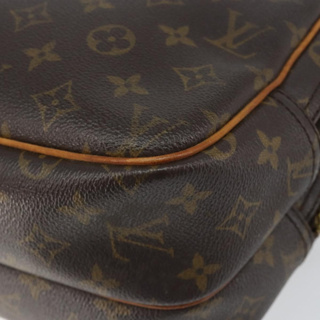 Louis Vuitton Reporter Bag Monogram Canvas Brown Canvas Shoulder Bag Bag (Pre-Owned)