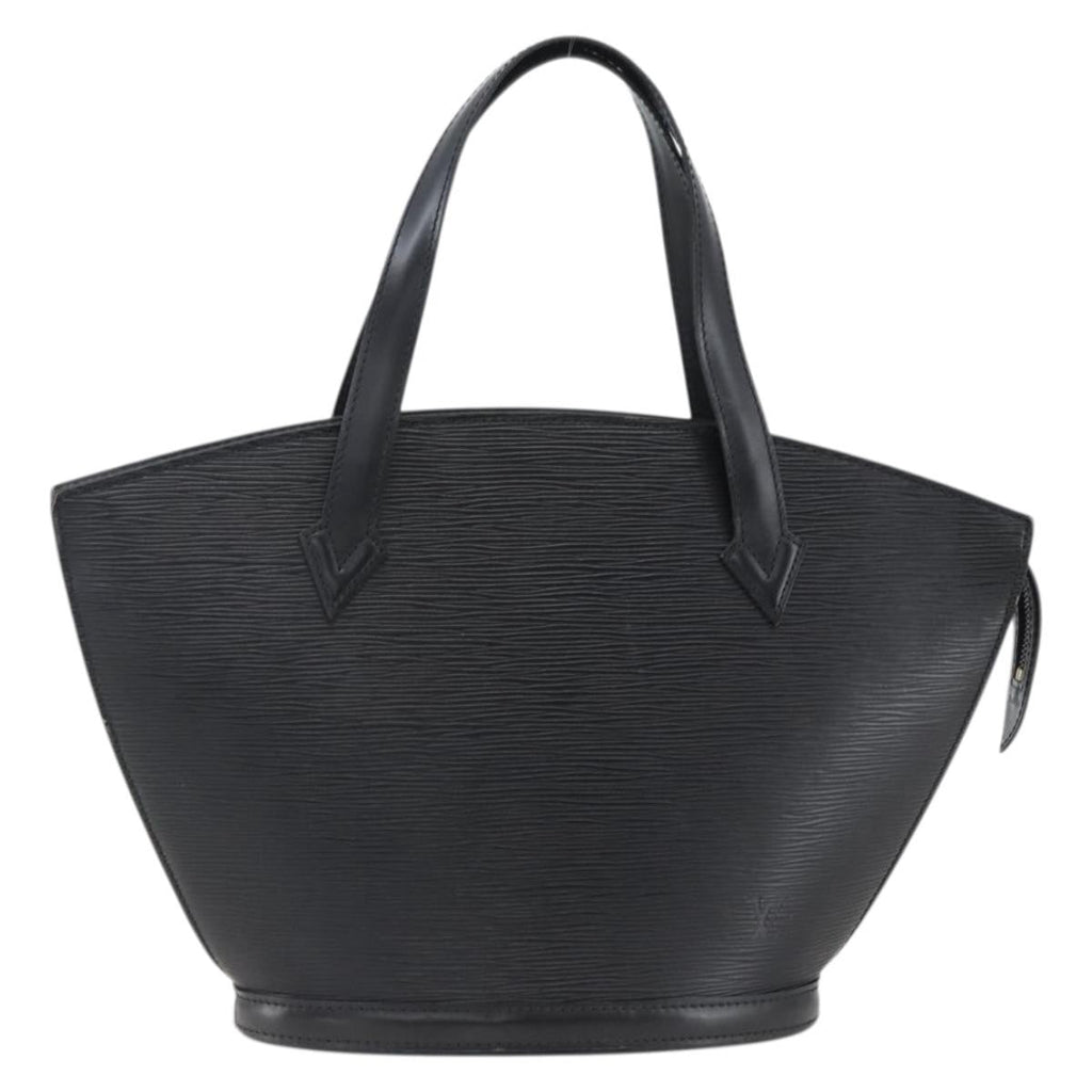 Louis Vuitton Saint Jacques Handbag Epi Leather Black Leather Handbag (Pre-Owned)