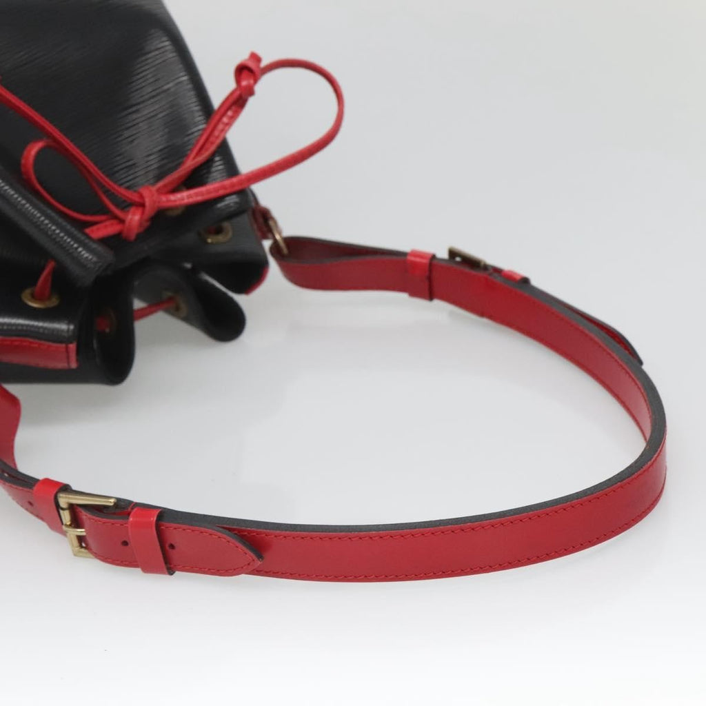 Louis Vuitton Bicolor Noe Handbag Epi Leather Black Leather Shoulder Bag Bag (Pre-Owned)