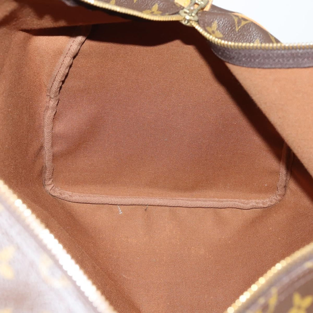 Louis Vuitton Keepall Bag Monogram Canvas Brown Canvas Travel Bag Bag (Pre-Owned)