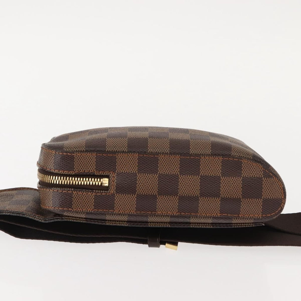Louis Vuitton Geronimos Waist Bag Damier Brown Canvas Shoulder Bag Bag (Pre-Owned)