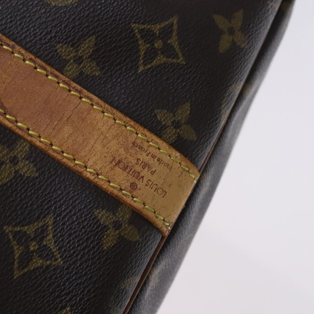 Louis Vuitton Keepall Bandouliere Bag Monogram Canvas Brown Canvas Travel Bag Bag (Pre-Owned)