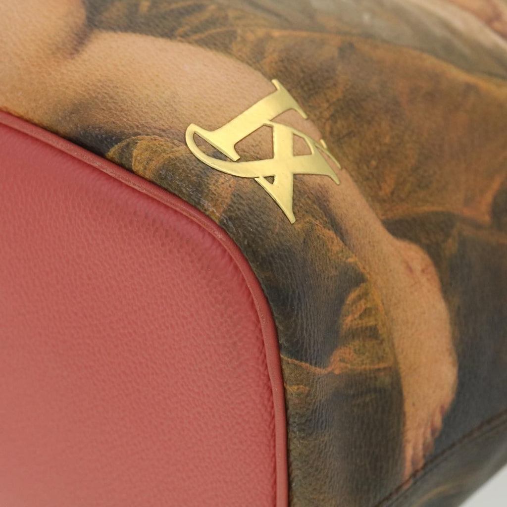 Louis Vuitton Neverfull Nm Tote Limited Edition Jeff Koons Titian Print Canvas Multicolour Canvas Tote Bag Bag (Pre-Owned)