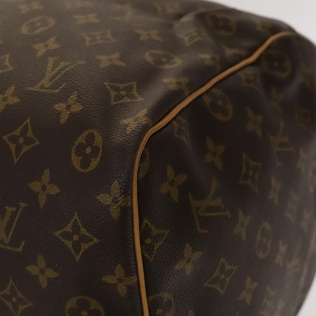 Louis Vuitton Keepall Bag Monogram Canvas Brown Canvas Bag (Pre-Owned)