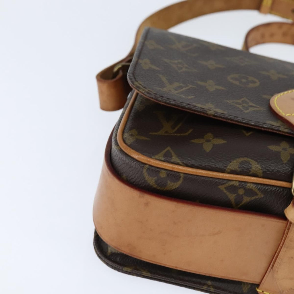 Louis Vuitton Cartouchiere Handbag Monogram Canvas Brown Canvas Shoulder Bag Bag (Pre-Owned)
