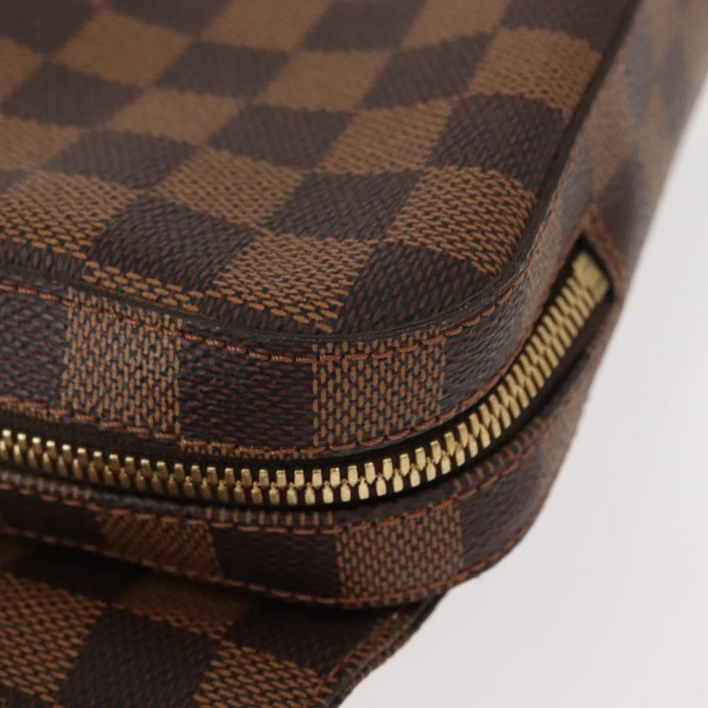 Louis Vuitton Geronimos Waist Bag Damier Brown Canvas Shoulder Bag Bag (Pre-Owned)