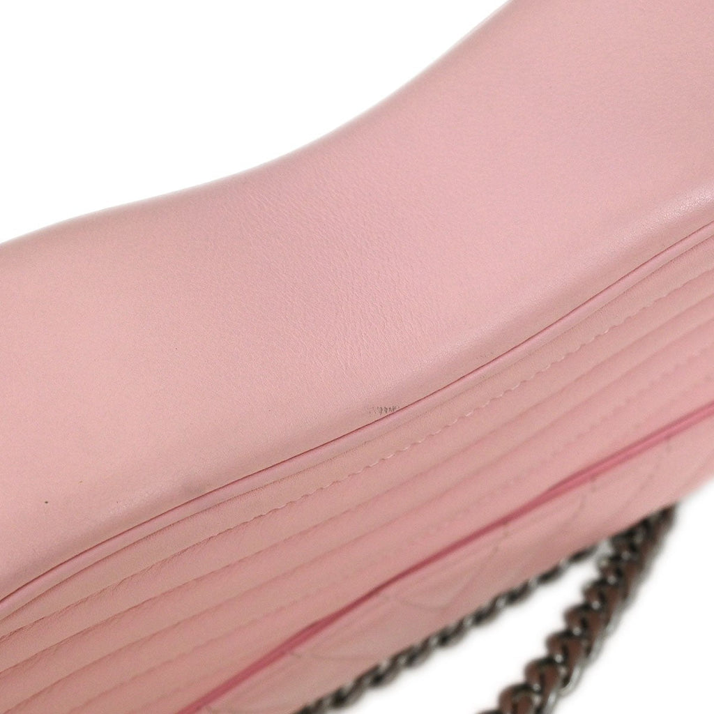 Louis Vuitton New Wave Chain Bag Quilted Leather Pink Leather Shoulder Bag Bag (Pre-Owned)