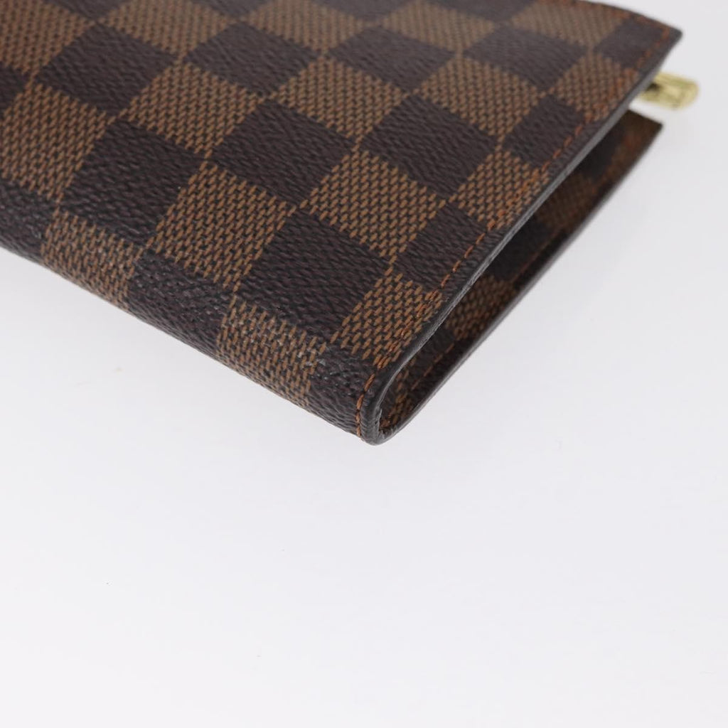 Louis Vuitton Marais Bucket Zip Pouch Damier Brown Canvas Clutche & Pouche Bag (Pre-Owned)