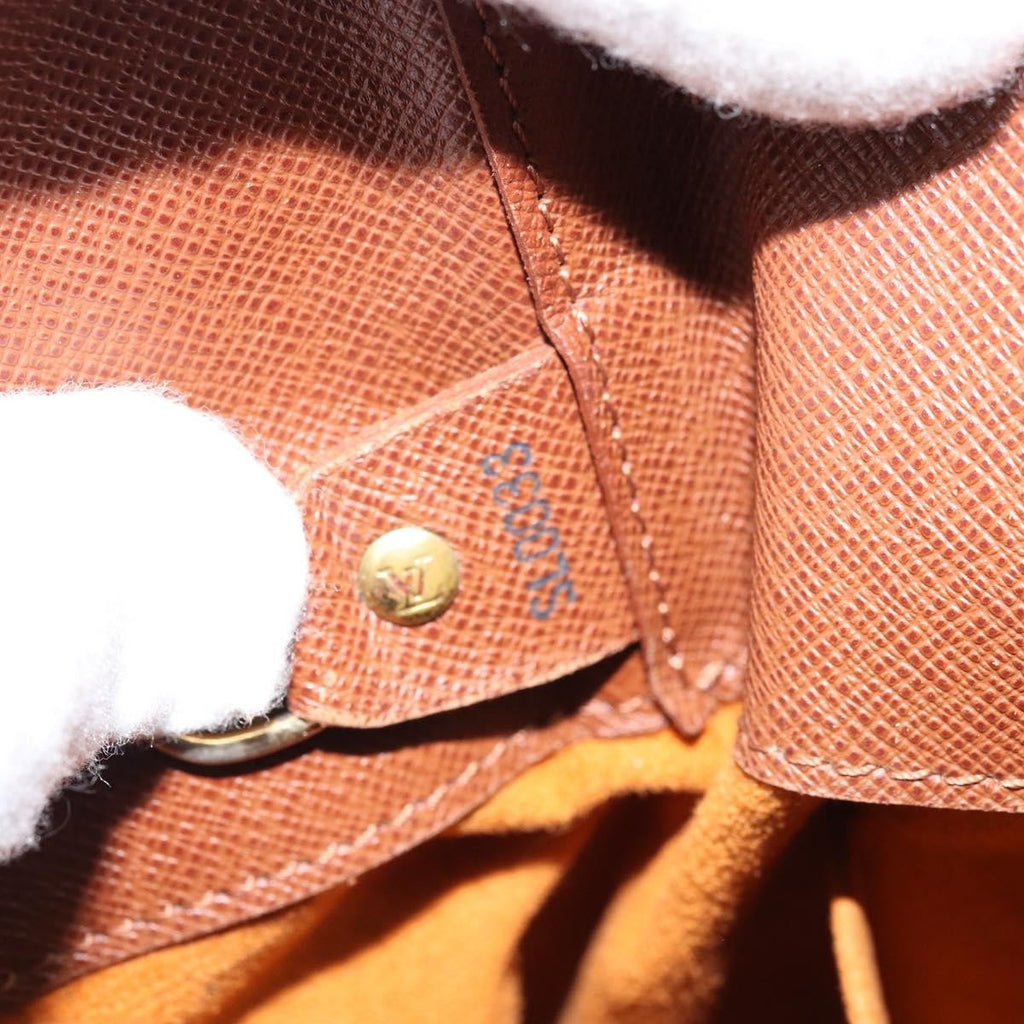 Louis Vuitton Musette Handbag Monogram Canvas Brown Canvas Shoulder Bag Bag (Pre-Owned)