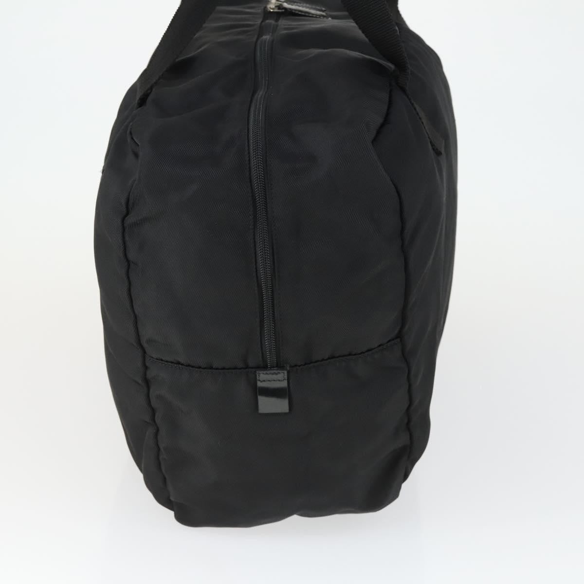 Gucci Vintage Travel Bag Nylon Black Nylon Travel Bag Bag (Pre-Owned)