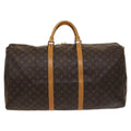Louis Vuitton Keepall Bag Monogram Canvas Brown Canvas Travel Bag Bag (Pre-Owned)