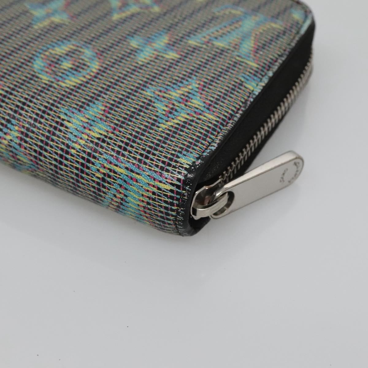 Louis Vuitton Zippy Wallet Nm Monogram Lv Pop Green Canvas Wallets Accessory (Pre-Owned)