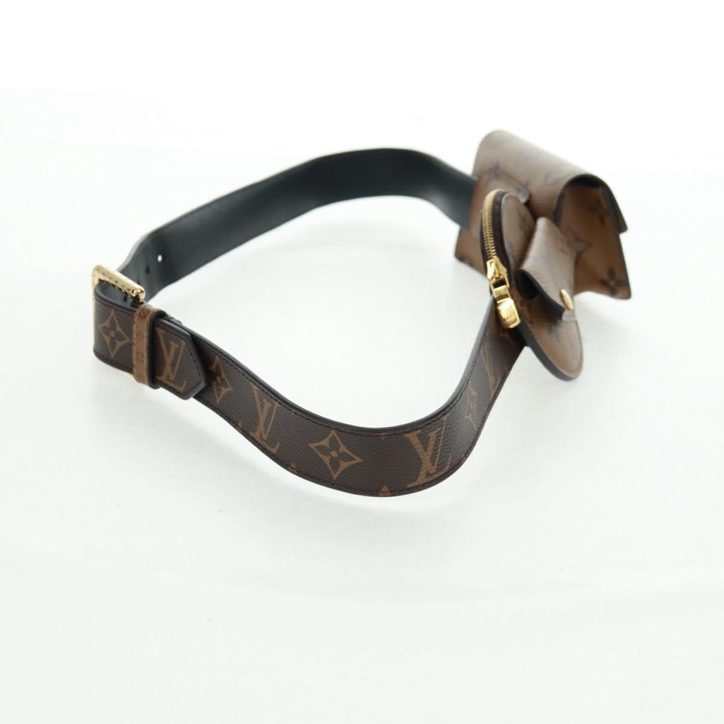 Louis Vuitton Daily Multi Pocket Belt Monogram Canvas Brown Canvas Wallets Accessory (Pre-Owned)