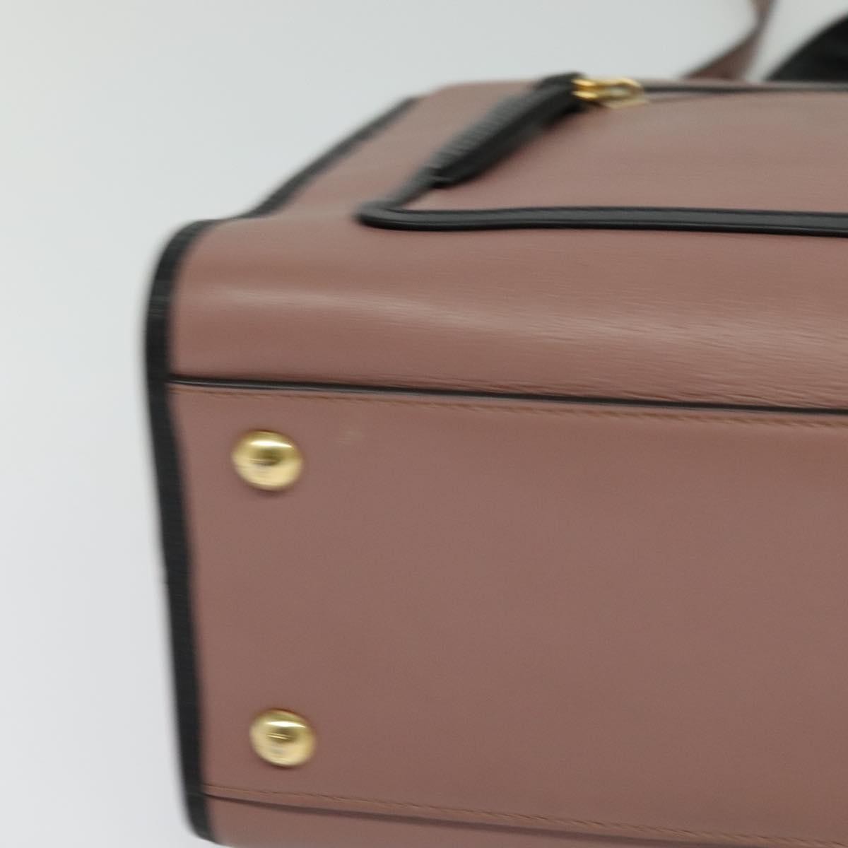Fendi Runaway Bag Leather Pink Leather Bag (Pre-Owned)
