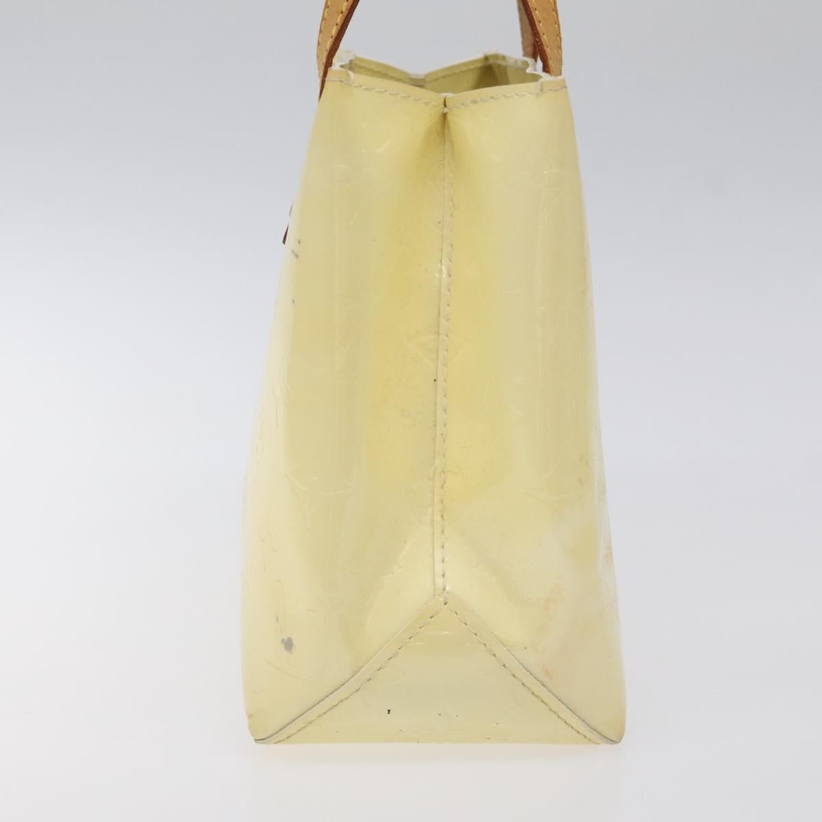 Louis Vuitton Reade Handbag Monogram Vernis Beige Patent_Leather Bag (Pre-Owned)