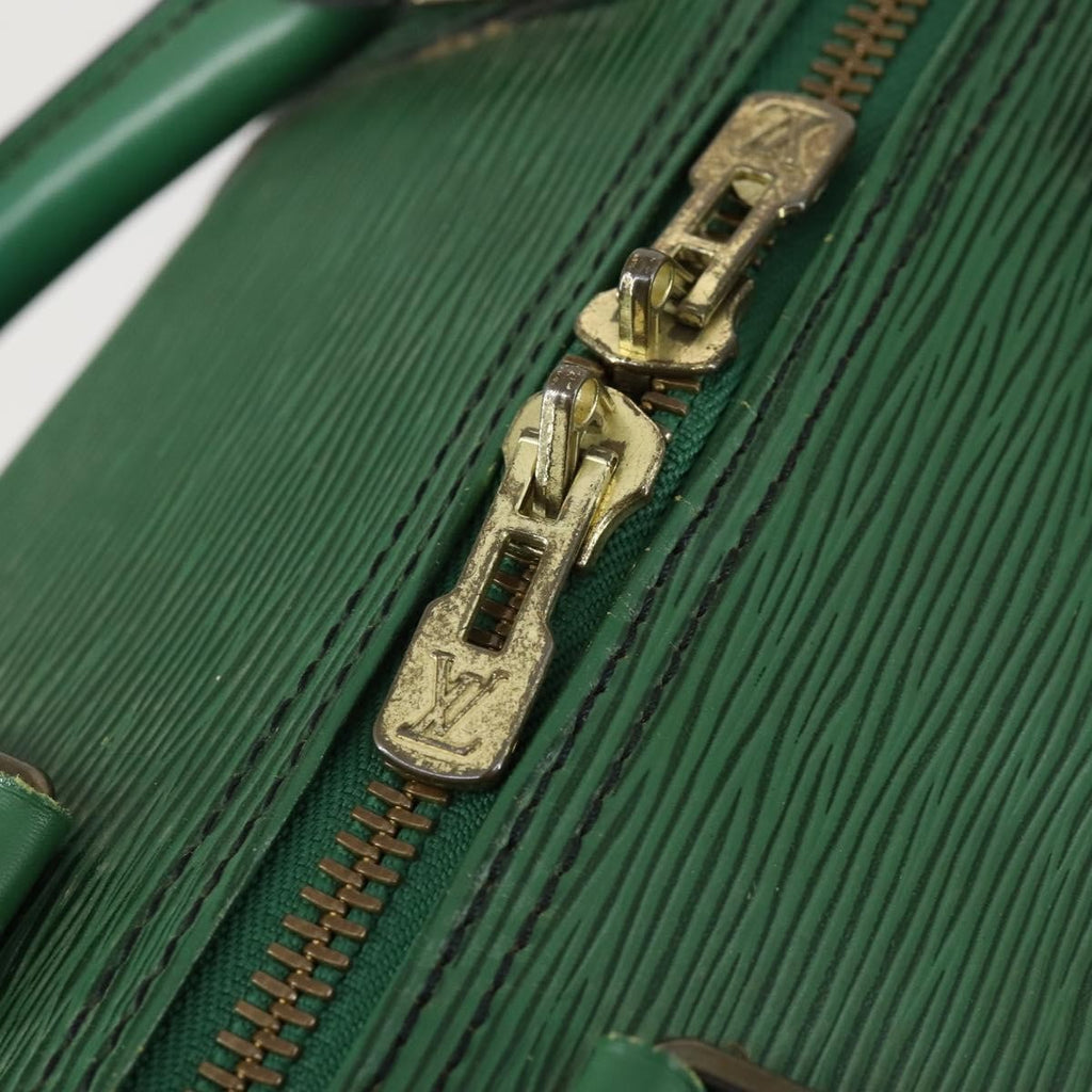 Louis Vuitton Keepall Bag Epi Leather Green Leather Travel Bag Bag (Pre-Owned)
