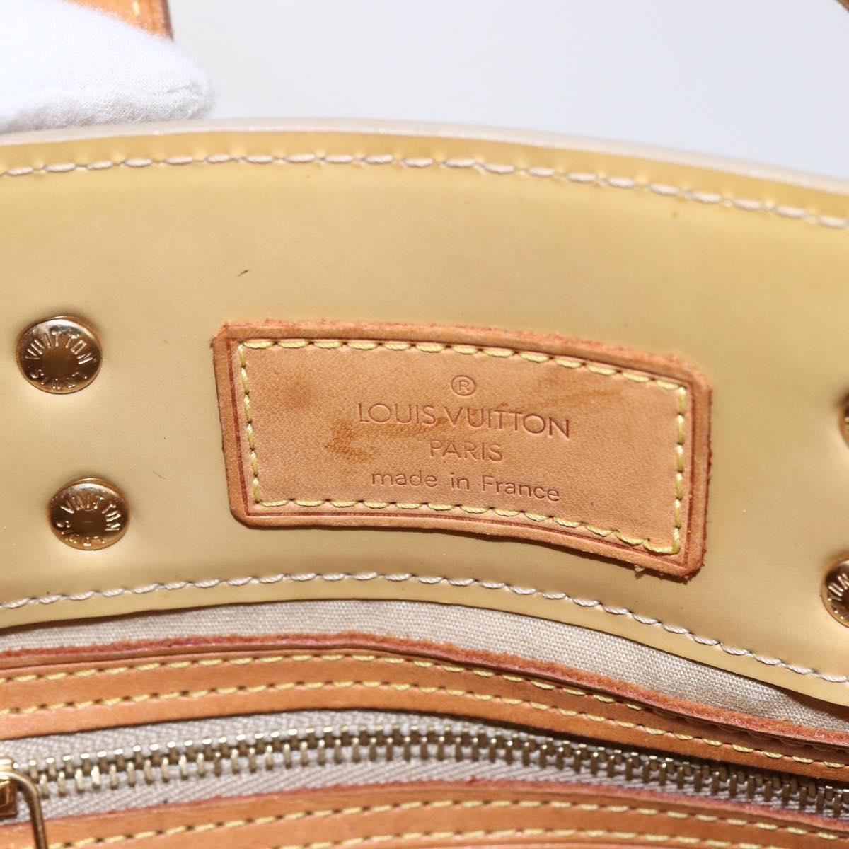 Louis Vuitton Reade Handbag Monogram Vernis Beige Patent_Leather Handbag (Pre-Owned)