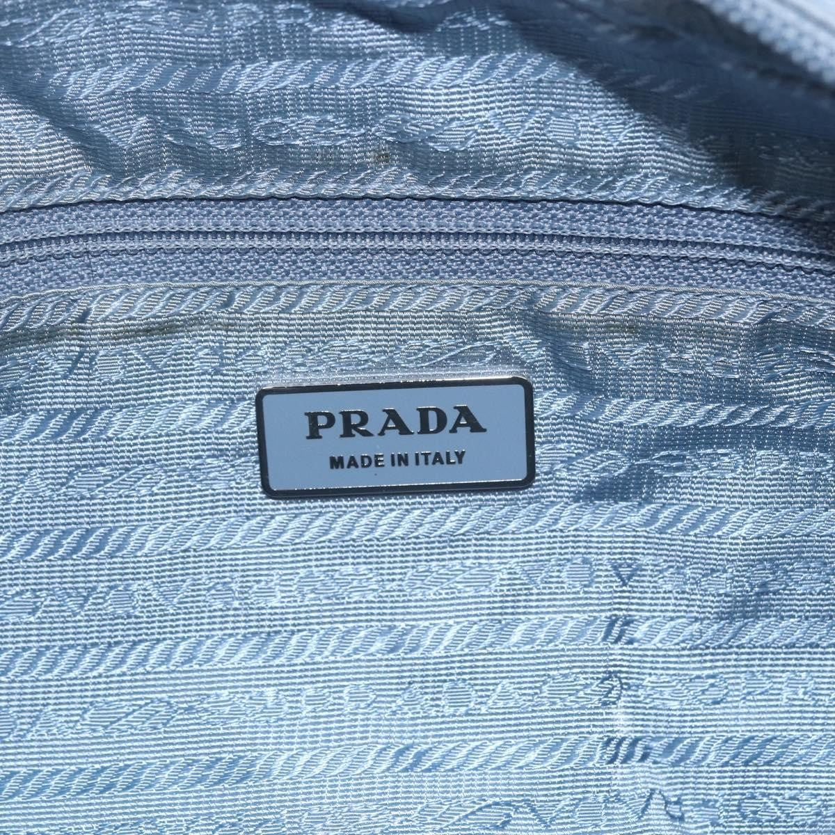 Prada Front Pocket Camera Bag Tessuto Blue Nylon Shoulder Bag Bag (Pre-Owned)