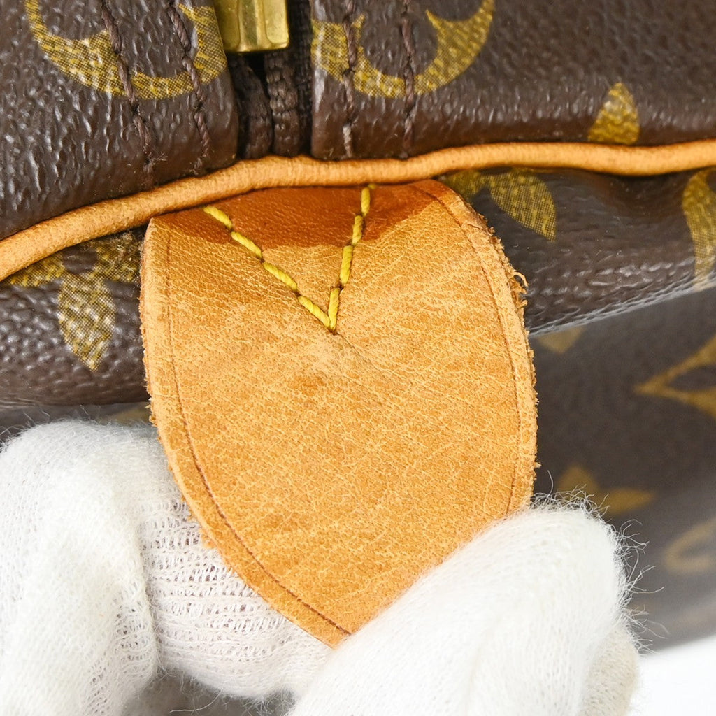 Louis Vuitton Keepall Bag Monogram Canvas Brown Canvas Travel Bag Bag (Pre-Owned)