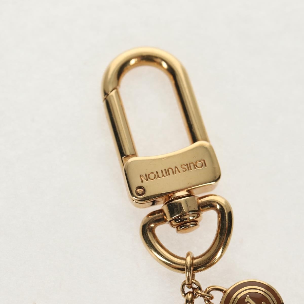 Louis Vuitton Pastilles Bag Charm And Key Holder Metal And Enamel Gold Metal Charms And Keychains Accessory (Pre-Owned)