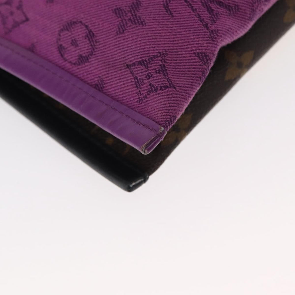 Louis Vuitton Double Flat Messenger Bag Limited Edition Logo Story Monogram Canvas And Denim Multicolour Canvas Shoulder Bag Bag (Pre-Owned)