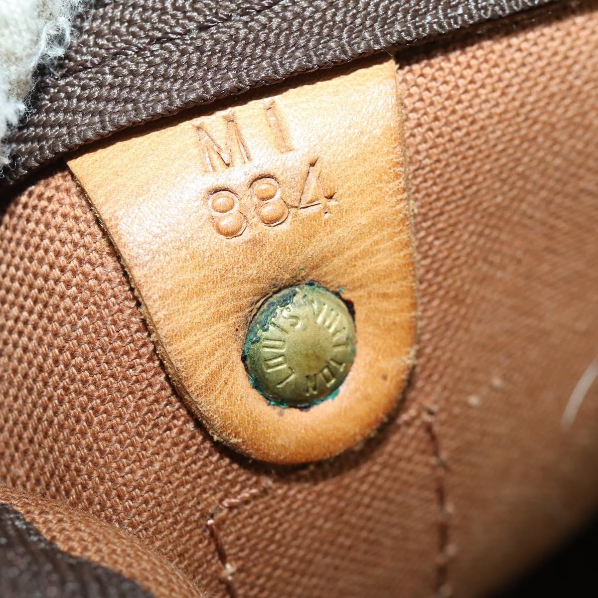 Louis Vuitton Keepall Bag Monogram Canvas Brown Canvas Travel Bag Bag (Pre-Owned)