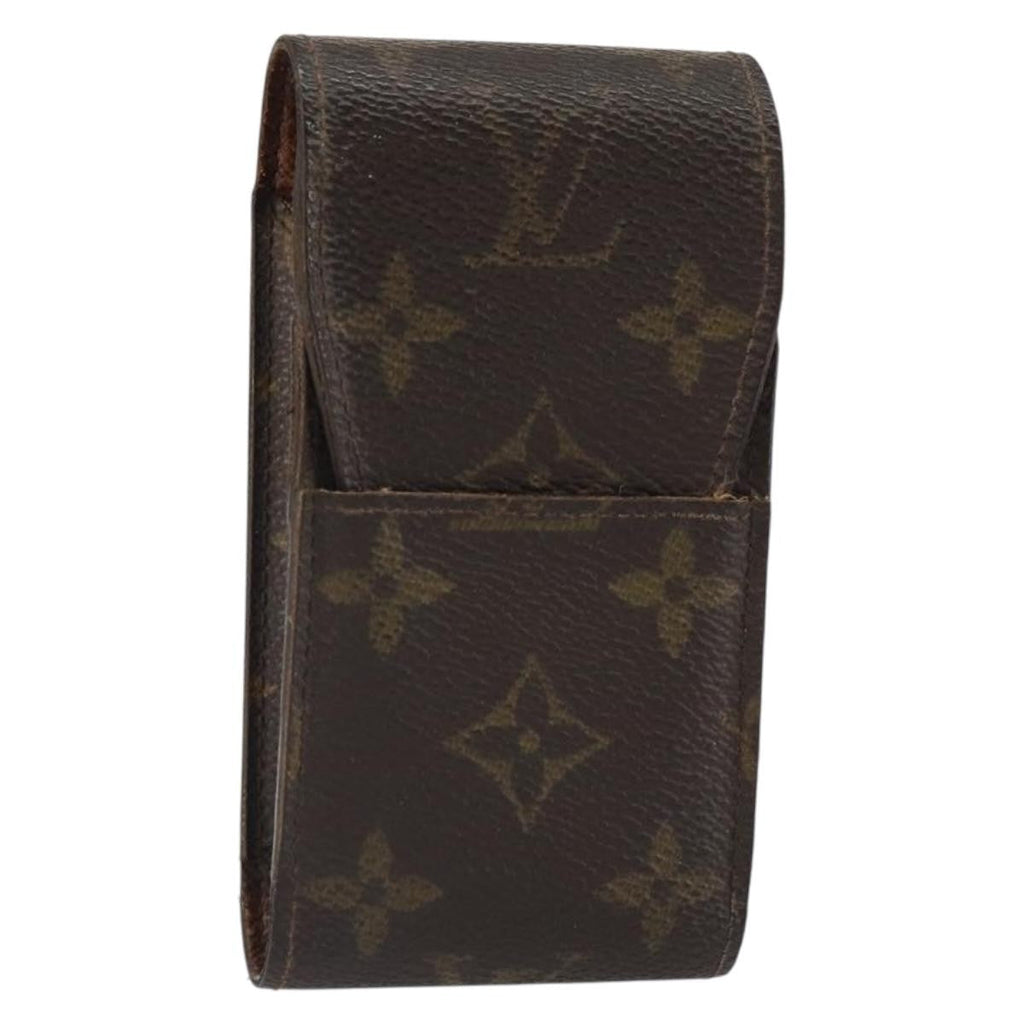 Louis Vuitton Cigarette Case Monogram Canvas Brown Canvas Clutche & Pouche Bag (Pre-Owned)