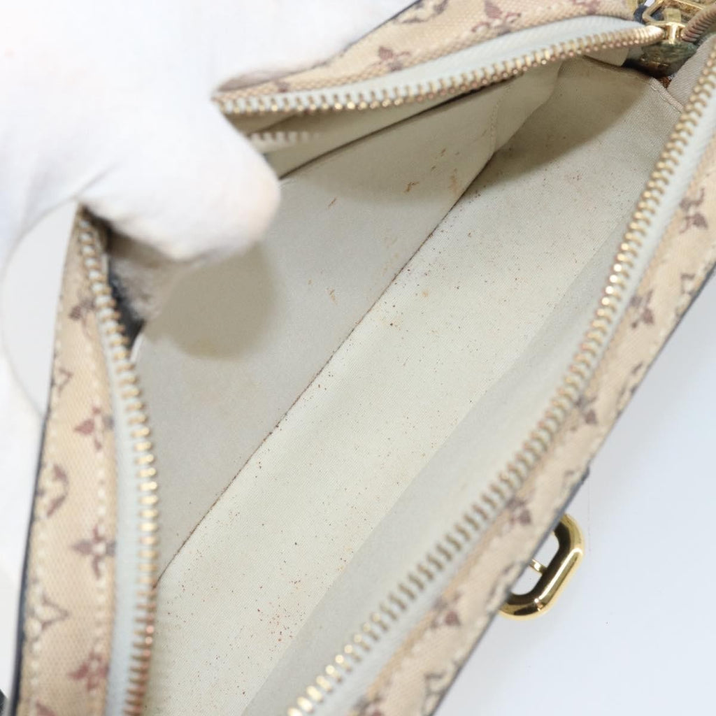 Louis Vuitton Juliette Crossbody Bag Mini Lin Blue Canvas Shoulder Bag Bag (Pre-Owned)