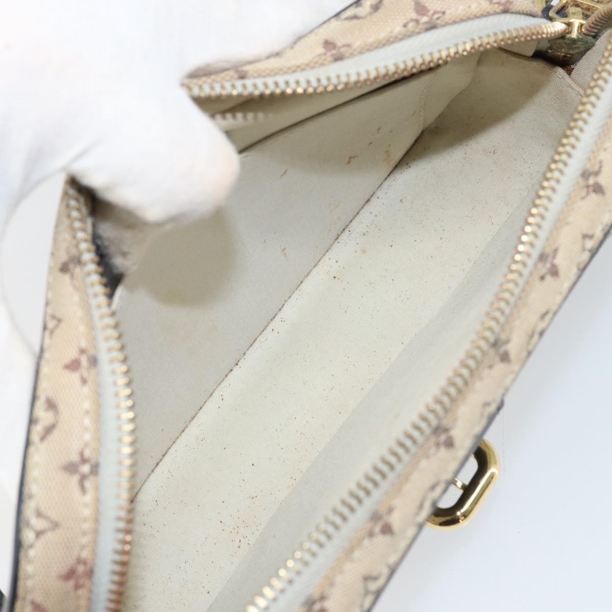 Louis Vuitton Juliette Crossbody Bag Mini Lin Blue Canvas Shoulder Bag Bag (Pre-Owned)