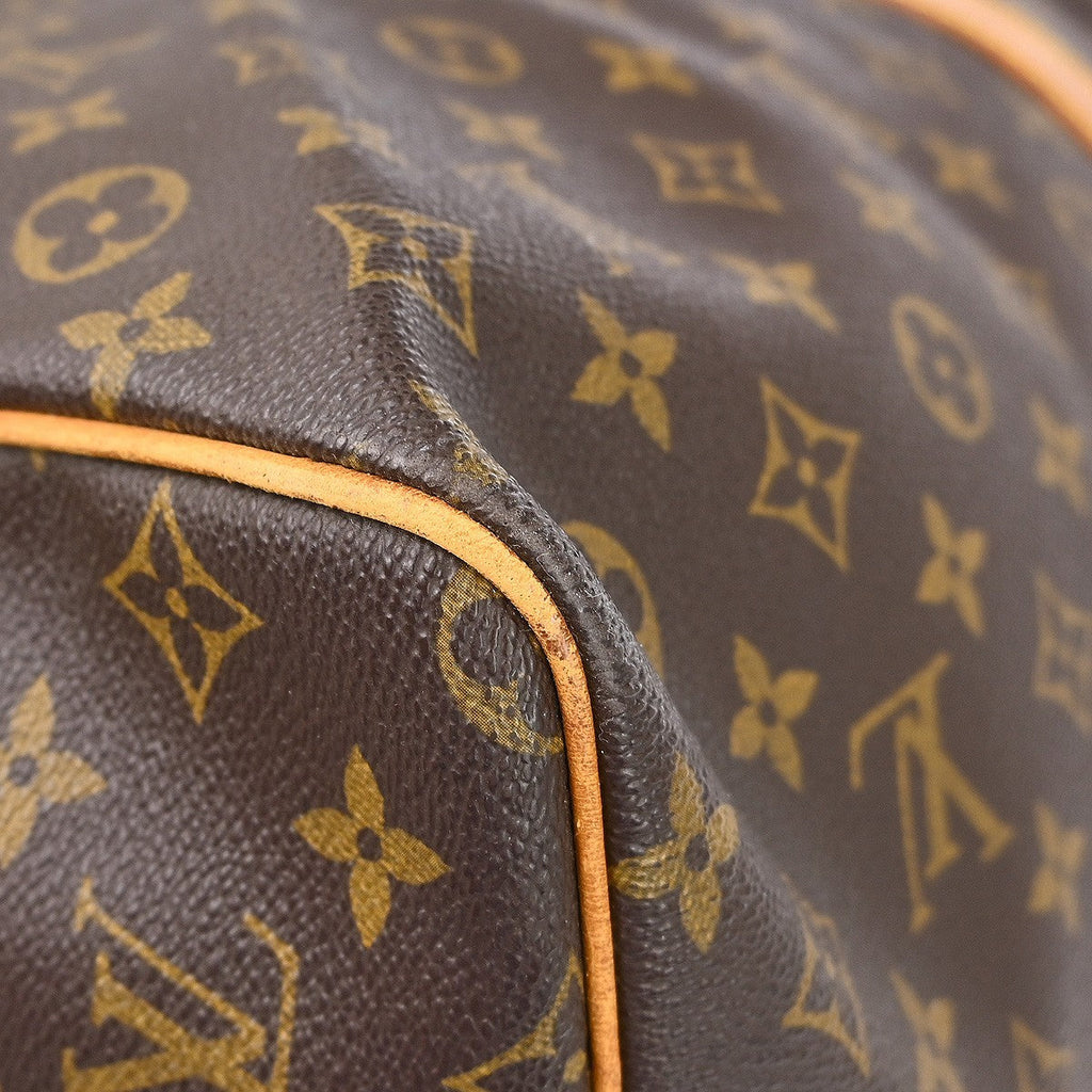 Louis Vuitton Keepall Bag Monogram Canvas Brown Canvas Travel Bag Bag (Pre-Owned)