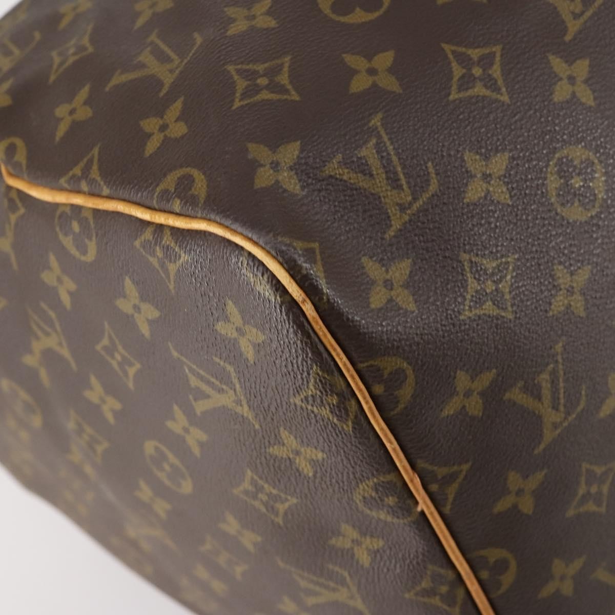 Louis Vuitton Keepall Bag Monogram Canvas Brown Canvas Travel Bag Bag (Pre-Owned)
