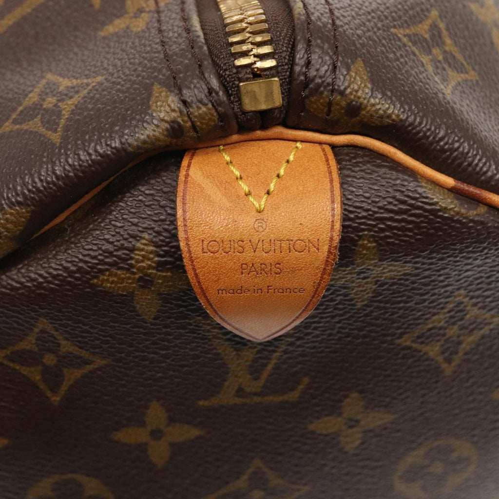 Louis Vuitton Keepall Bag Monogram Canvas Brown Canvas Travel Bag Bag (Pre-Owned)