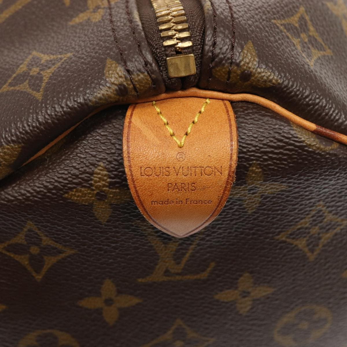 Louis Vuitton Keepall Bag Monogram Canvas Brown Canvas Travel Bag Bag (Pre-Owned)