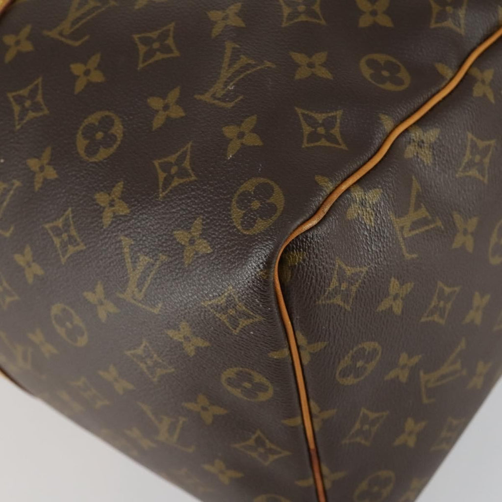 Louis Vuitton Keepall Bag Monogram Canvas Brown Canvas Travel Bag Bag (Pre-Owned)
