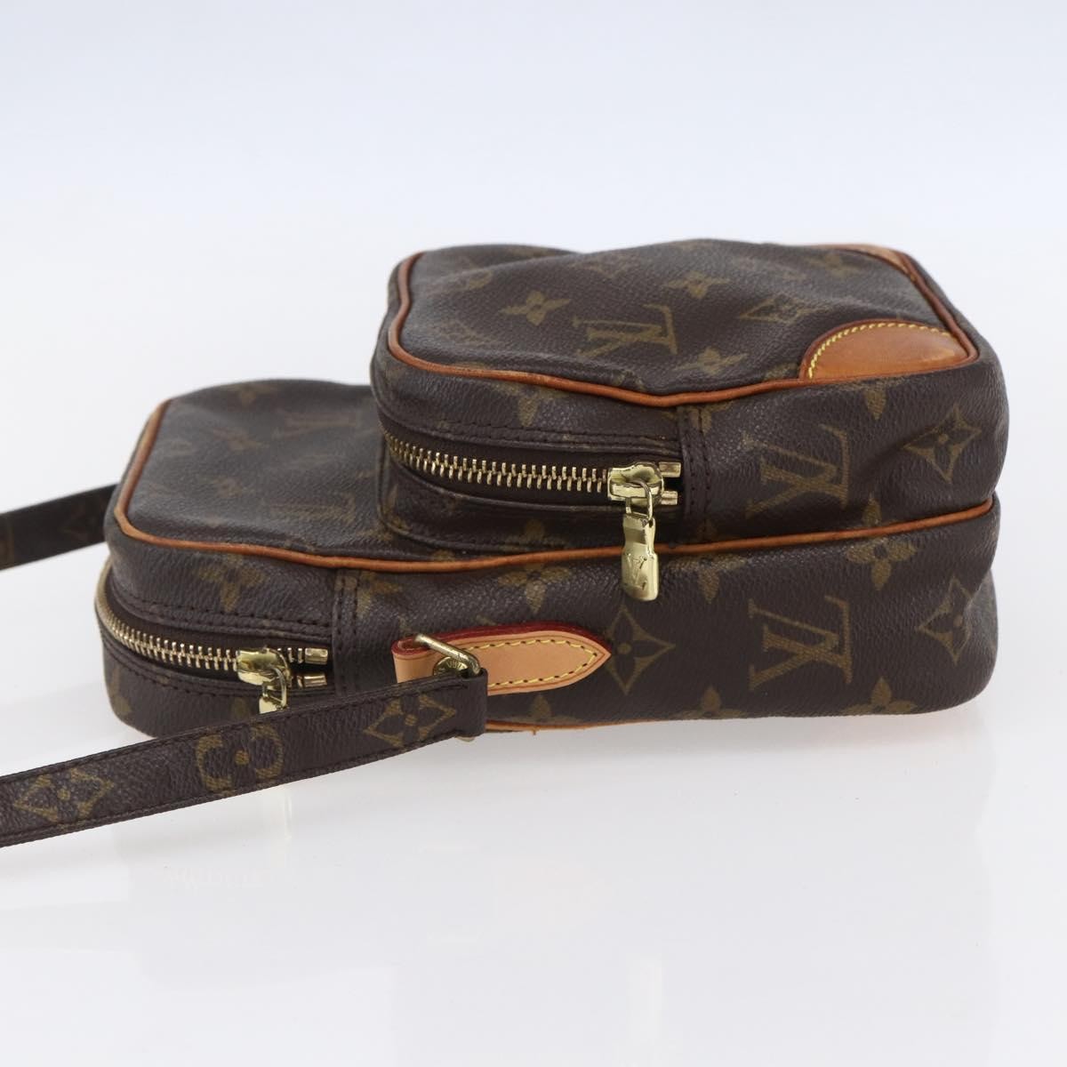 Louis Vuitton Amazone Bag Monogram Canvas Brown Canvas Shoulder Bag Bag (Pre-Owned)