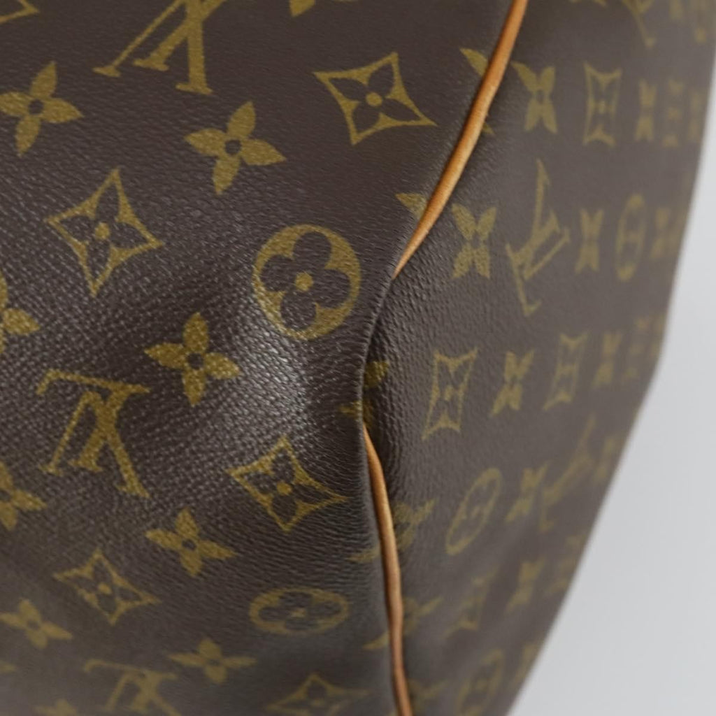 Louis Vuitton Keepall Bag Monogram Canvas Brown Canvas Travel Bag Bag (Pre-Owned)