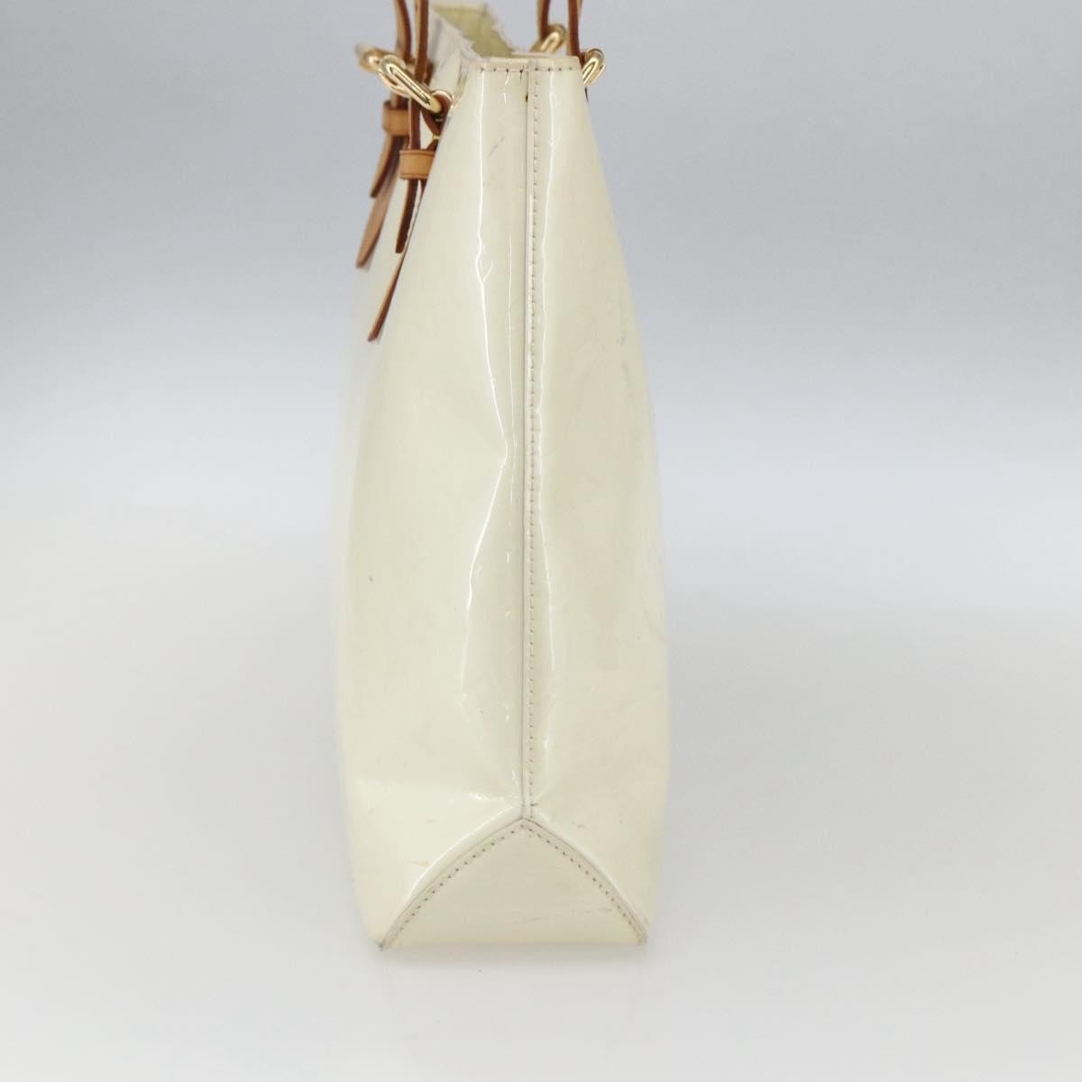 Louis Vuitton Brentwood Handbag Monogram Vernis Beige Patent_Leather Tote Bag Bag (Pre-Owned)