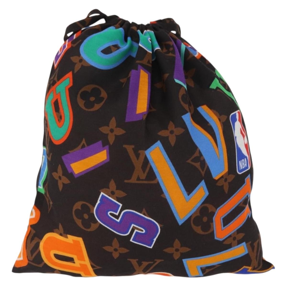 Louis Vuitton X Nba Pouch Monogram Canvas Brown Canvas Clutche & Pouche Bag (Pre-Owned)