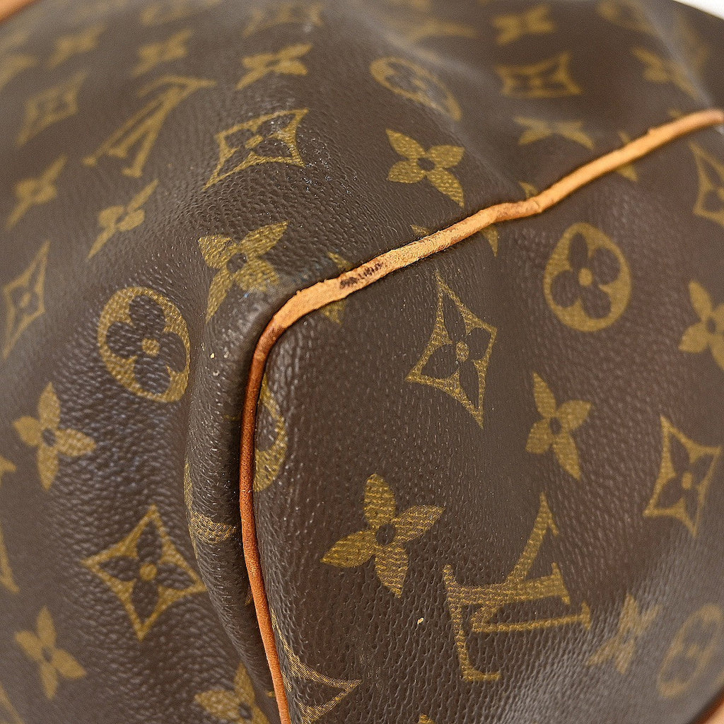 Louis Vuitton Keepall Bandouliere Bag Monogram Canvas Brown Canvas Travel Bag Bag (Pre-Owned)