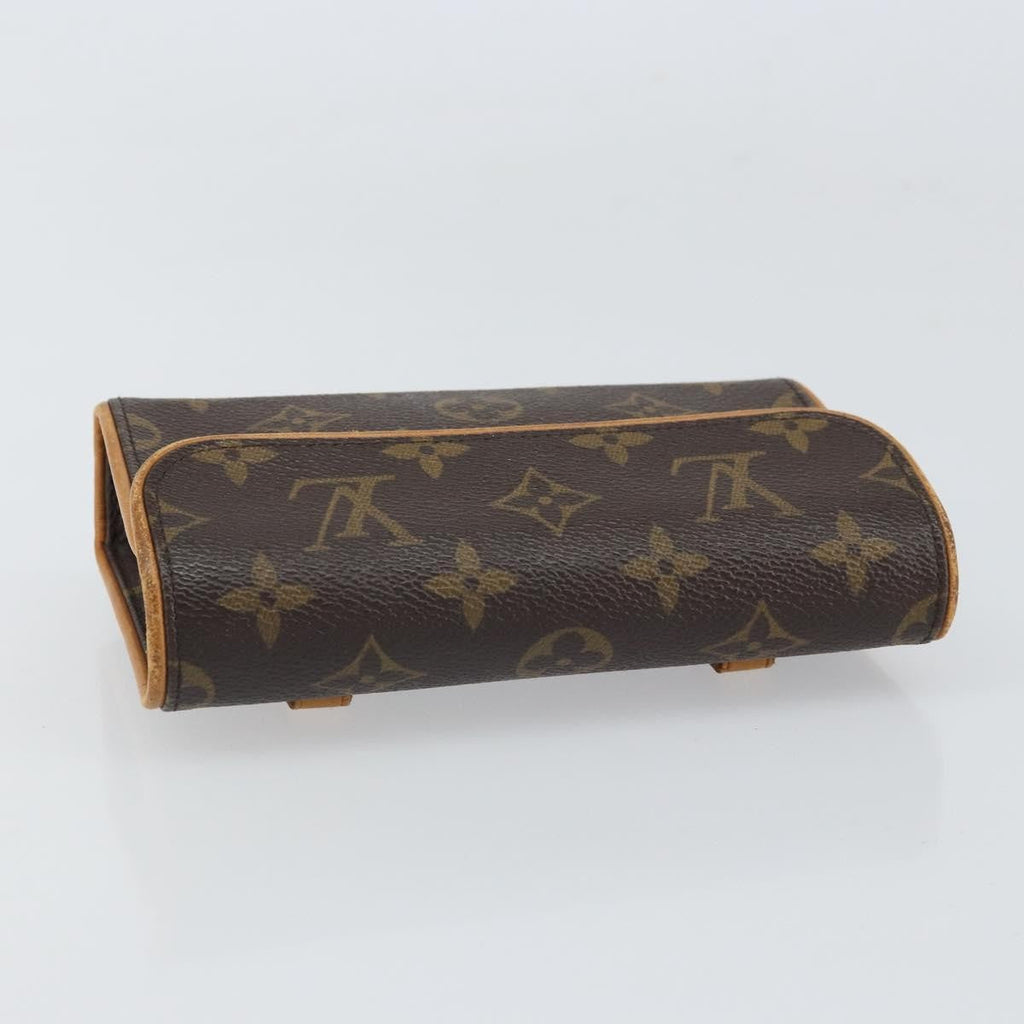 Louis Vuitton Florentine Waist Bag Monogram Canvas Brown Canvas Clutche & Pouche Bag (Pre-Owned)